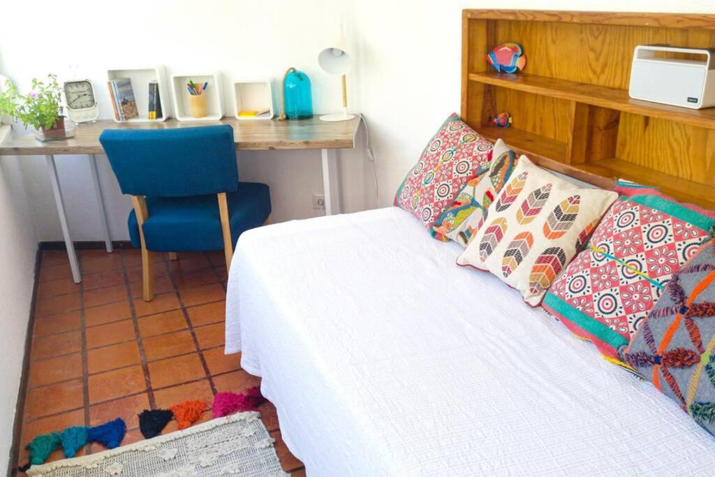 דירות ססימברה Estudio Vista Mar Com A/C E Acesso Privado A Praia מראה חיצוני תמונה