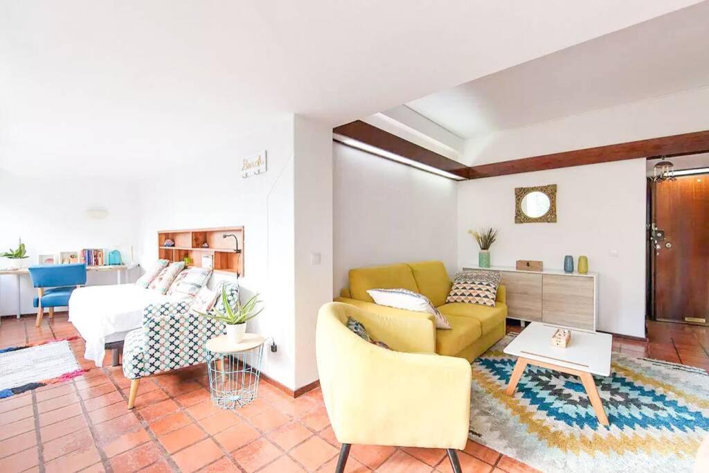דירות ססימברה Estudio Vista Mar Com A/C E Acesso Privado A Praia מראה חיצוני תמונה