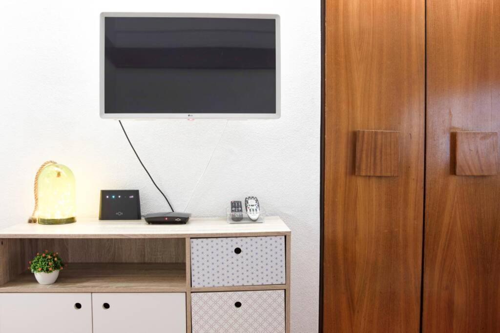 דירות ססימברה Estudio Vista Mar Com A/C E Acesso Privado A Praia מראה חיצוני תמונה