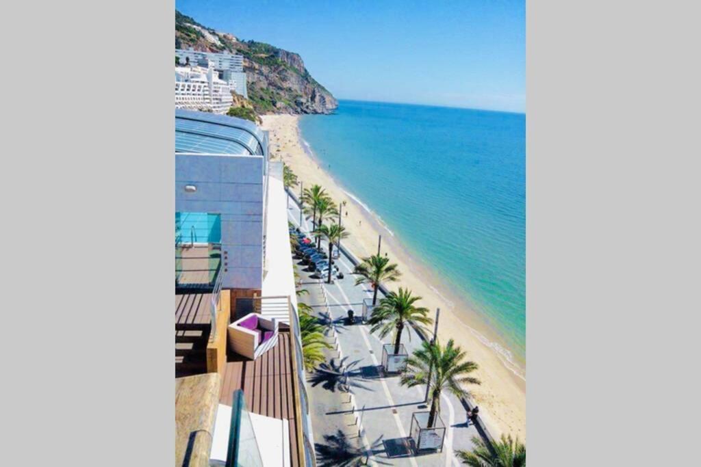 דירות ססימברה Estudio Vista Mar Com A/C E Acesso Privado A Praia מראה חיצוני תמונה