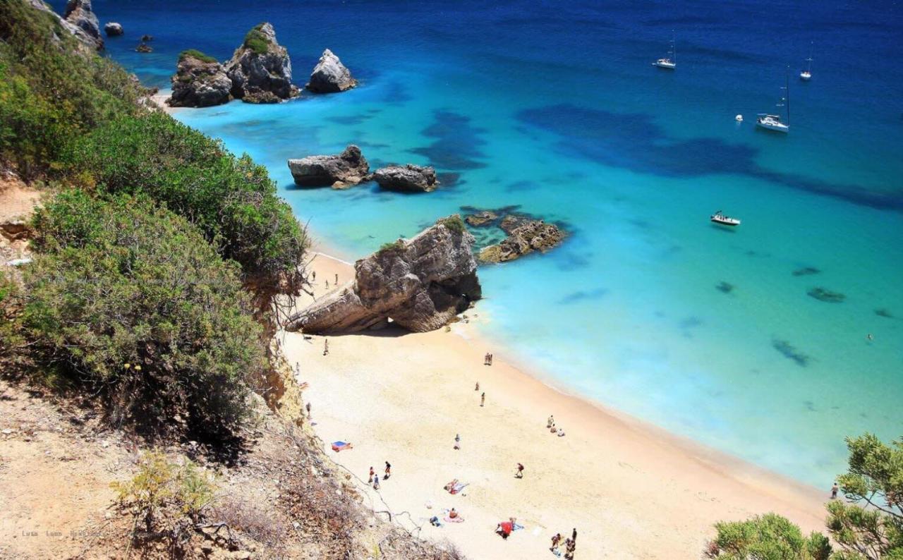 דירות ססימברה Estudio Vista Mar Com A/C E Acesso Privado A Praia מראה חיצוני תמונה