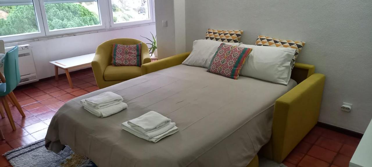 דירות ססימברה Estudio Vista Mar Com A/C E Acesso Privado A Praia מראה חיצוני תמונה
